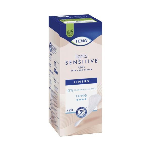 Tena Liners Sensitive Lights Long | 20 pack