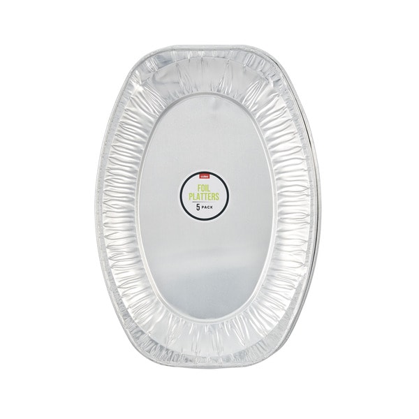 Coles Foil Platters | 5 pack