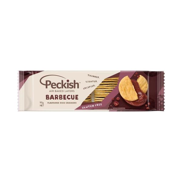 Peckish Rice Crackers Tangy BBQ | 90g
