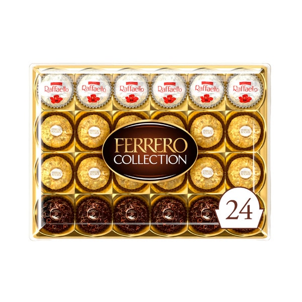 Ferrero Collection  Rocher Raffaello Rondnoir Chocolate Gift Box 24 Pack | 269g