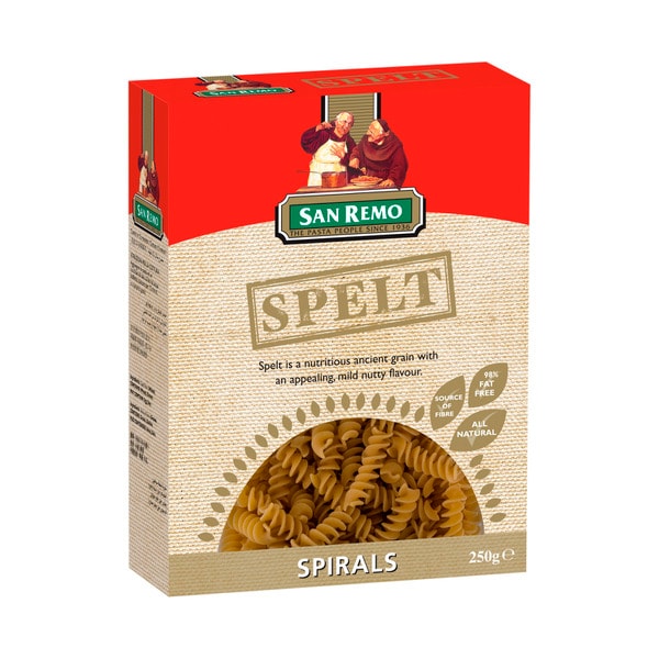San Remo Spelt Spiral Pasta | 250g