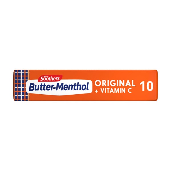 Soothers Butter-Menthol Medicated Throat Lozenges | 1pack