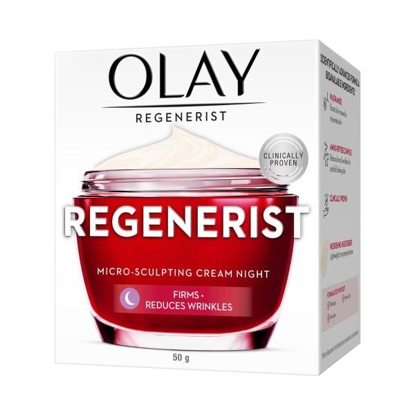 Olay Regenerist Micro-Sculpting Night Face Cream Moisturiser | 50g