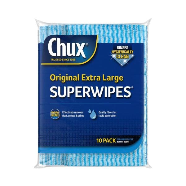 Chux Giant Superwipes Cloth | 10 pack