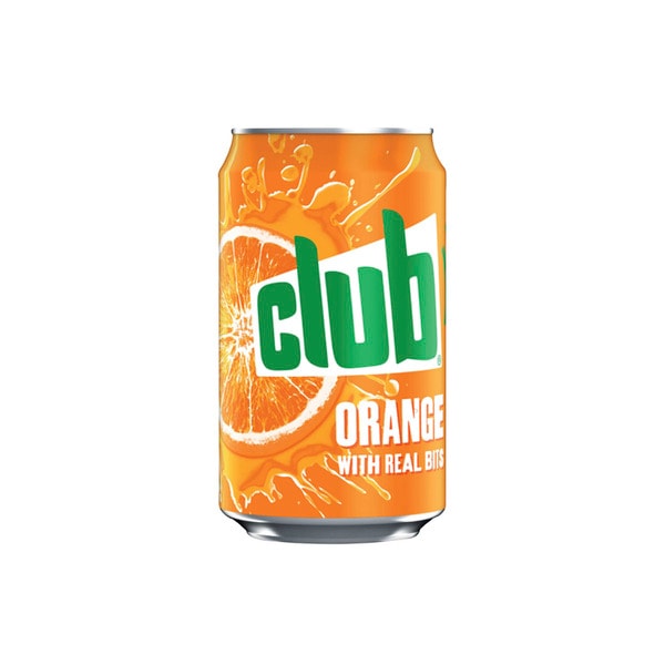 Club Orange Soft Drink Can | 330mL