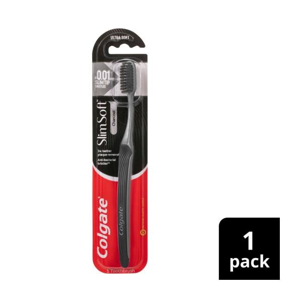 Colgate Slim Soft Charcoal Toothbrush | 1 pack