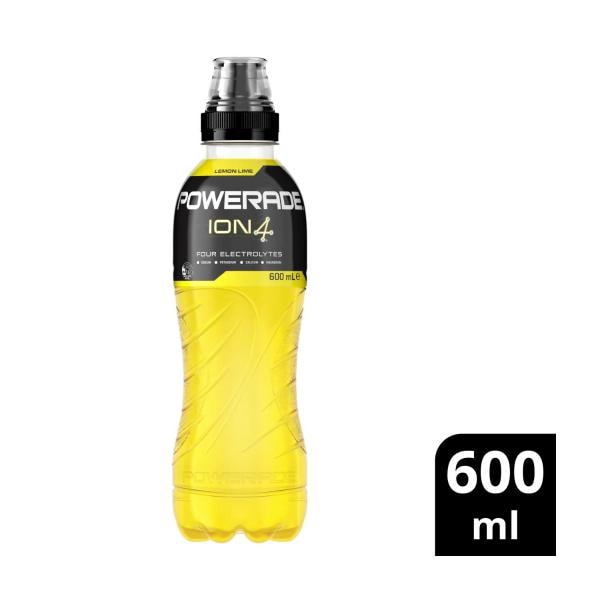 Powerade ION4 Lemon Lime Sports Drink Sipper Cap | 600mL