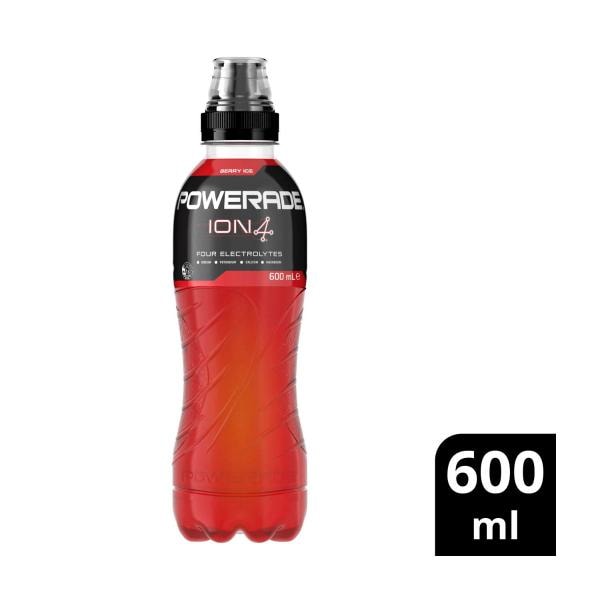 Powerade ION4 Berry Ice Sports Drink Sipper Cap | 600mL