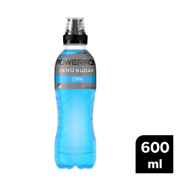 Powerade Mountain Blast Zero Sports Drink Sipper Cap | 600mL