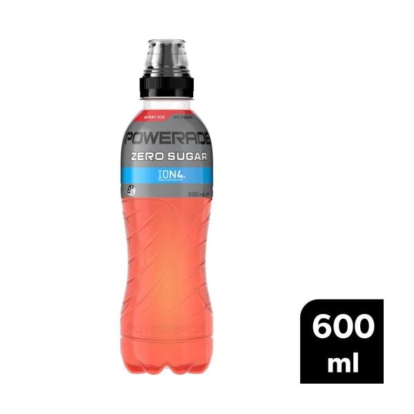Powerade Berry Ice Zero Sports Drink Sipper Cap | 600mL
