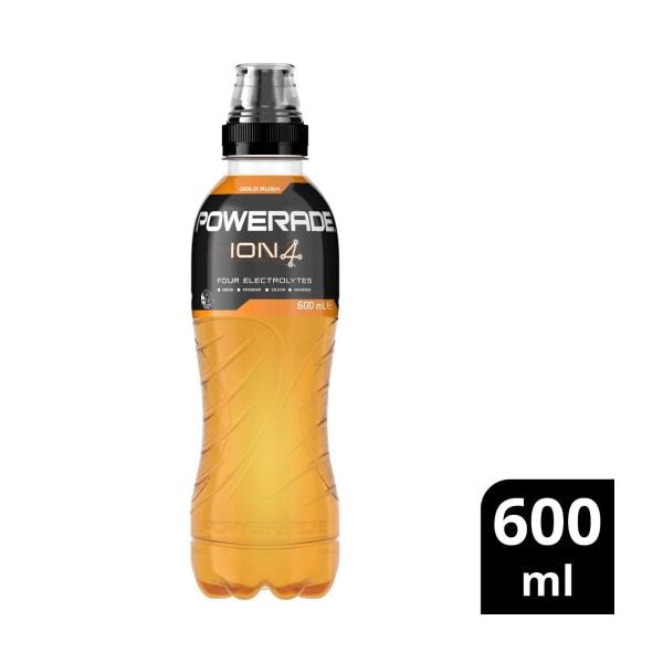 Powerade ION4 Gold Rush Sports Drink Sipper Cap | 600mL