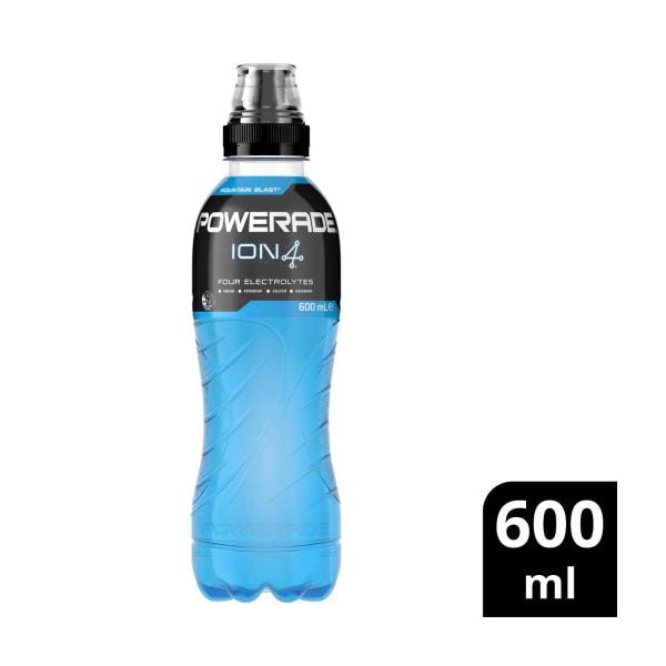 Powerade ION4 Mountain Blast Sports Drink Sipper Cap | 600mL