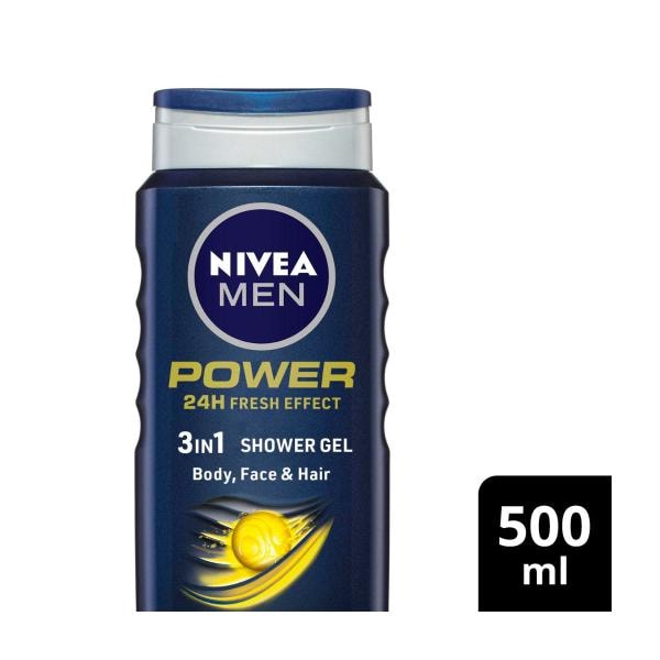 Nivea Men Power Fresh Shower Gel & Body Wash | 500mL
