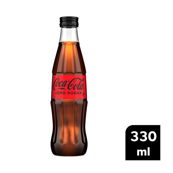 Coca-Cola Zero Sugar Soft Drink Bottle | 385mL
