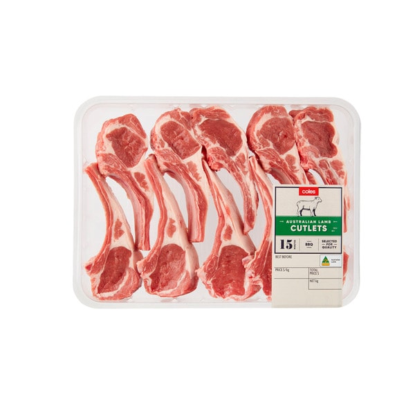 Coles Lamb Cutlets | approx. 775g