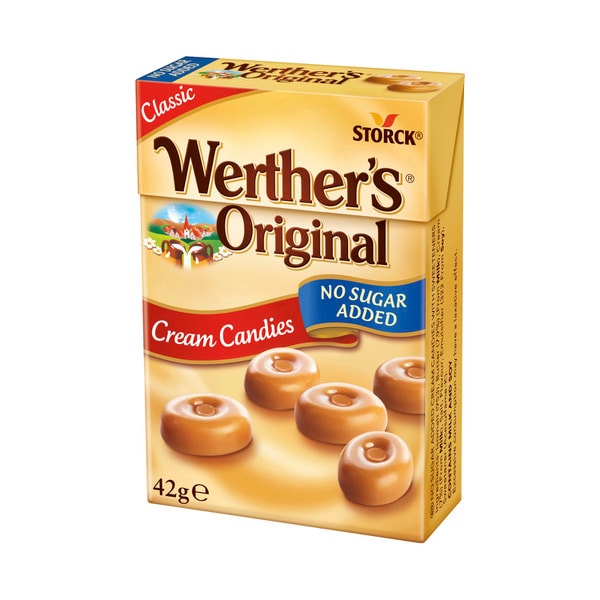 Werther's Original Cream Candies No Sugar Added | 42g