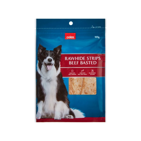 Coles Beef Basted Rawhide Chews | 100g