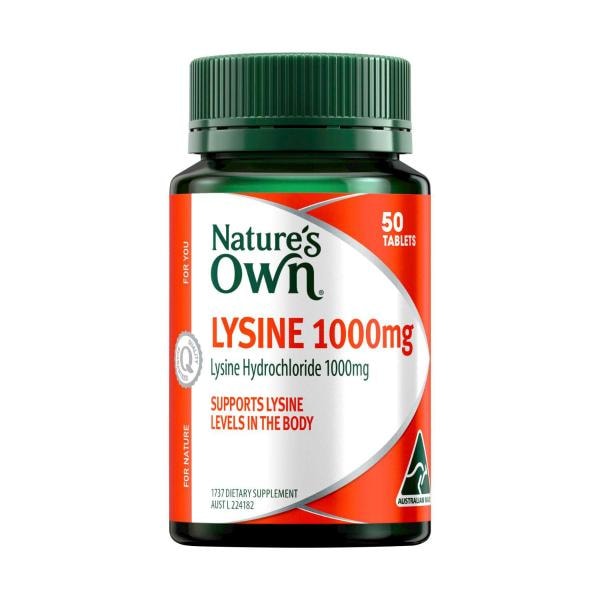 Nature's Own Cold Sore Relief Double Strength Tablets | 50 pack