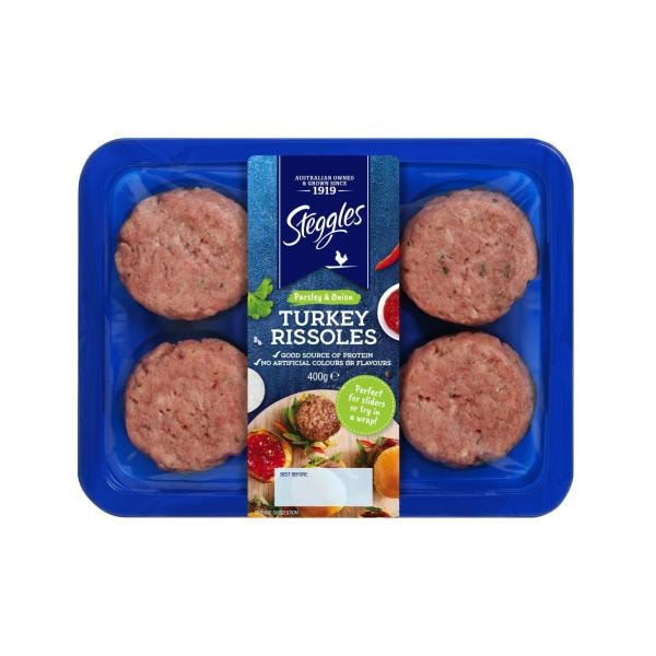 Steggles Turkey Rissoles | 400g