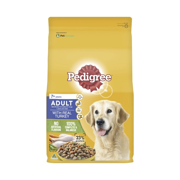 Pedigree Senior Dry Dog Food With Real Turkey | 3kg