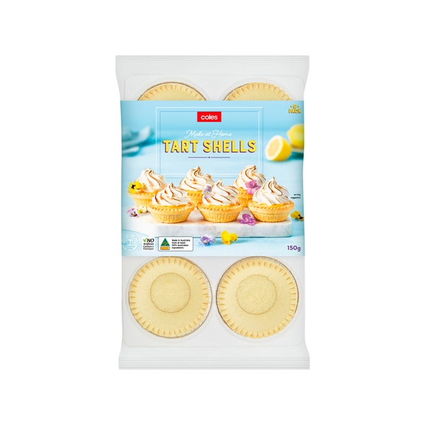 Coles Tart Shells | 6 pack
