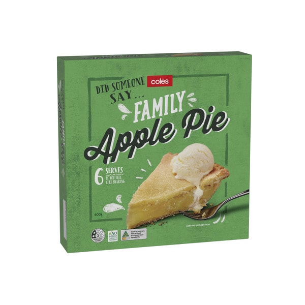 Coles Pie Fruit Apple | 600g