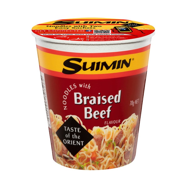 Suimin Braised Beef Noodle Cup | 70g