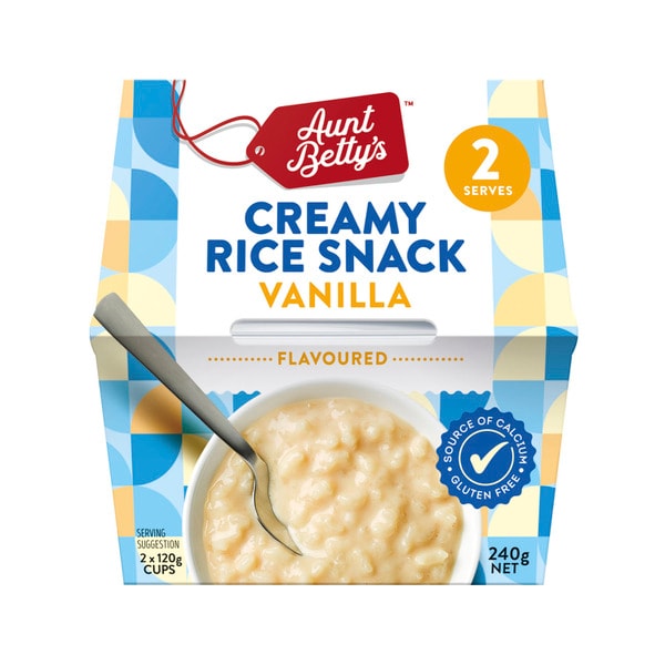 Aunt Betty's Creamy Rice Snack With Vanilla | 240g