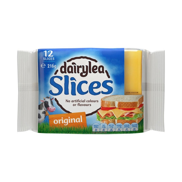 Dairylea Original Cheese Slices 12 pack | 216g