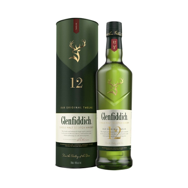 Glenfiddich 12YO Single Malt Scotch Whisky 700mL | 1 Each