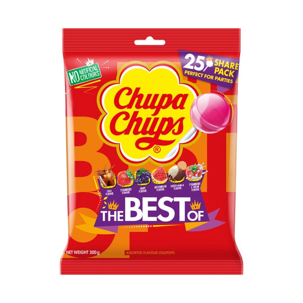 Chupa Chups Best Of 25 Bag | 300g