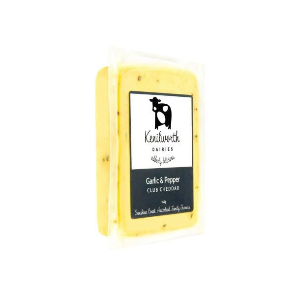Kenilworth Roast Garlic & Cracked Pepper Cheddar | 165g