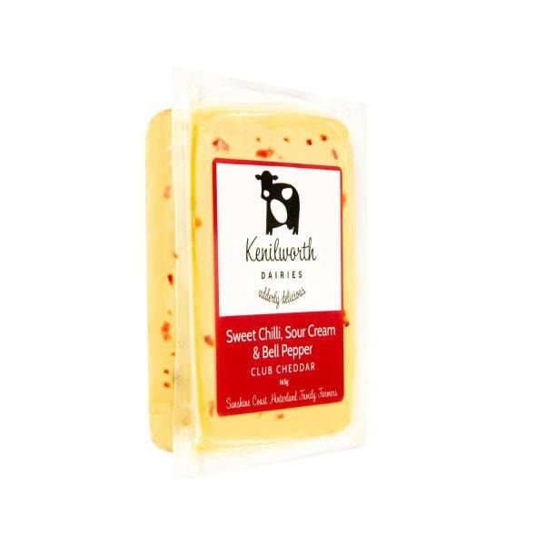 Kenilworth Sweet Chilli Sour Cream & Bell Peppers Club Cheddar Cheese | 165g