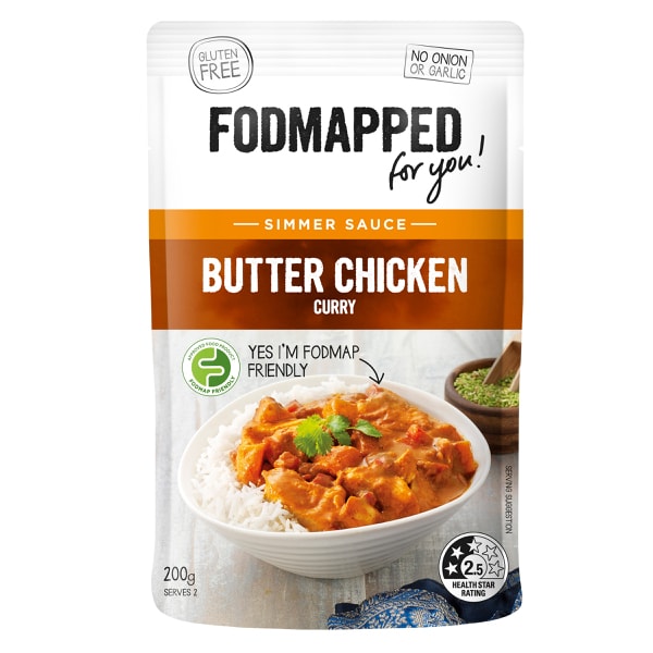 Fodmapped Gluten Free Butter Chicken Simmer Sauce | 200g