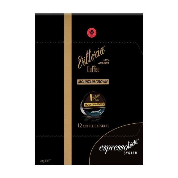 Espressotoria Vittoria Coffee Mountain Grown Coffee Capsules | 12 pack