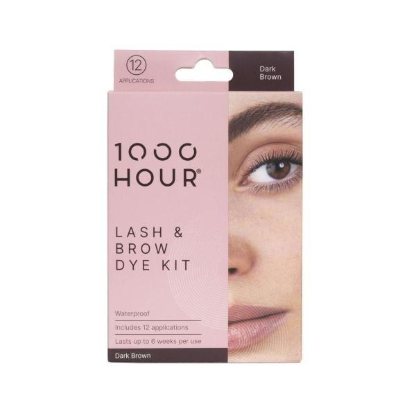 1000 Hour Dark Brown Eyelash & Brow Dye Kit | 1 each