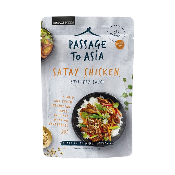 Passage Foods Passage To Asia Satay Chicken Stir Fry Sauce | 200g