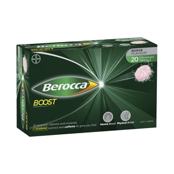 Berocca Effervescent Boost Guava | 20 Pack