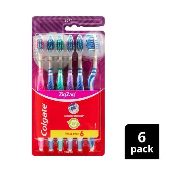 Colgate Zig Zag Value Pack Soft Toothbrush | 6 pack