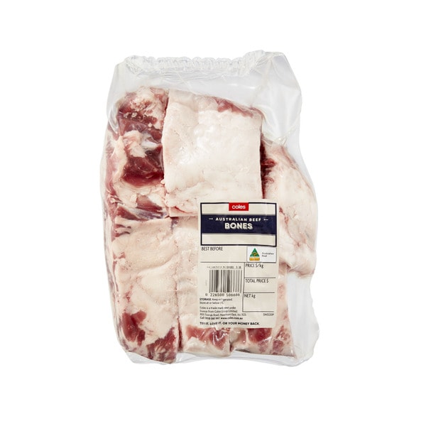 Coles No Added Hormone Beef Bones | approx. 950g