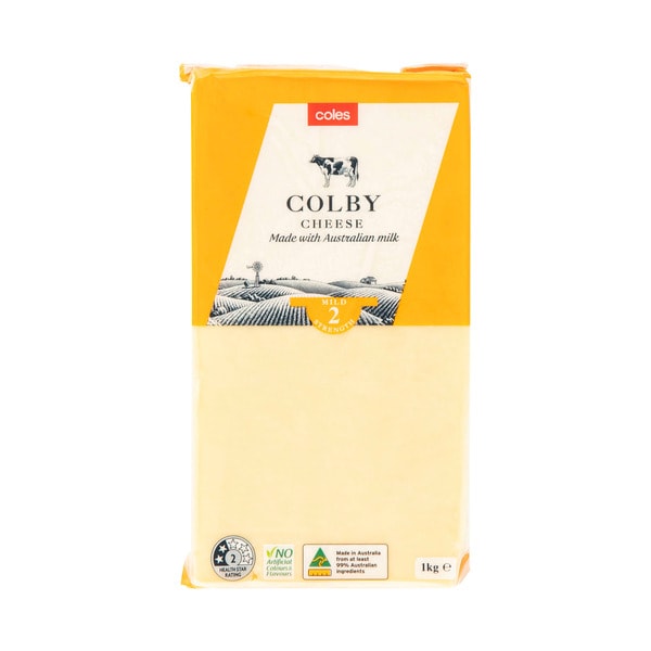 Coles Australian Colby Cheese | 1kg