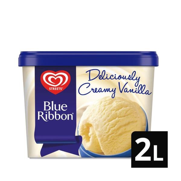 Streets Blue Ribbon Vanilla Ice Cream Tub | 2L