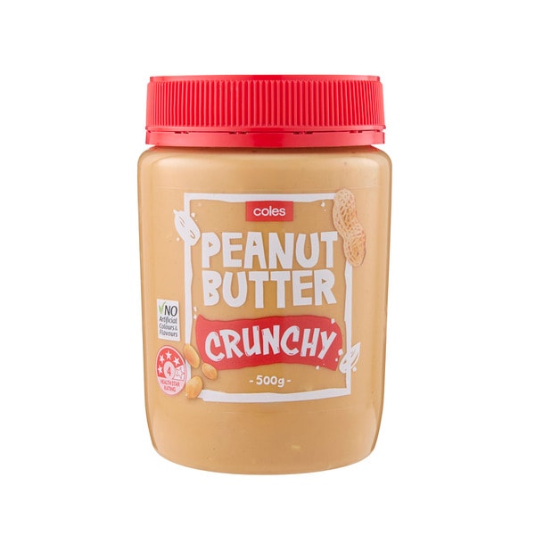 Coles Crunchy Peanut Butter | 500g