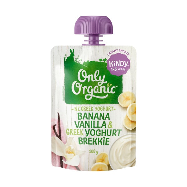 Only Organic Banana Vanilla & Greek Yoghurt Brekkie | 100g