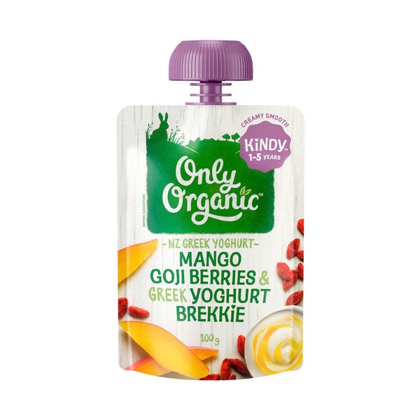 Only Organic Mango & Goji Berry Greek Yoghurt Brekkie 1-5 Years | 100g