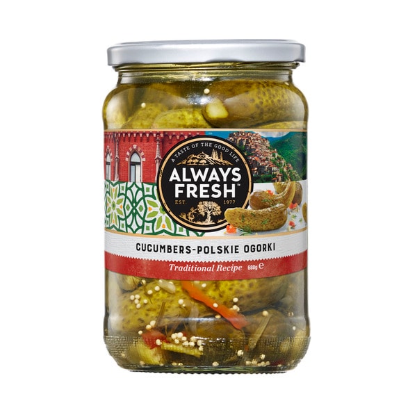 Always Fresh Cucumbers Polskie Ogorki | 680g