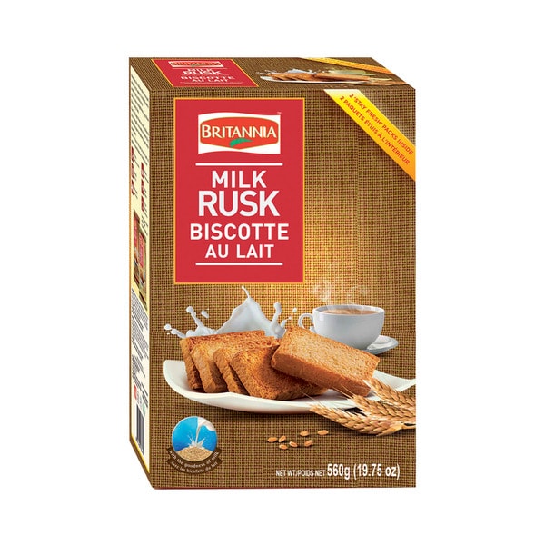 Britannia Milk Rusk Biscotte | 560g
