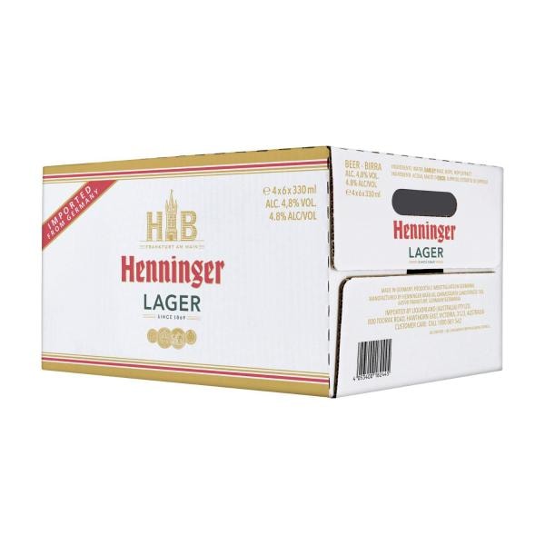 Henninger Premium Lager Bottle 330mL | 24 Pack