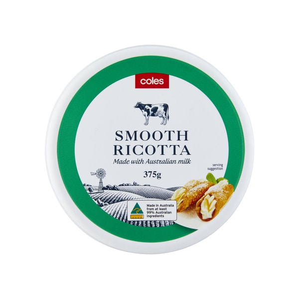Coles Smooth Ricotta | 375g