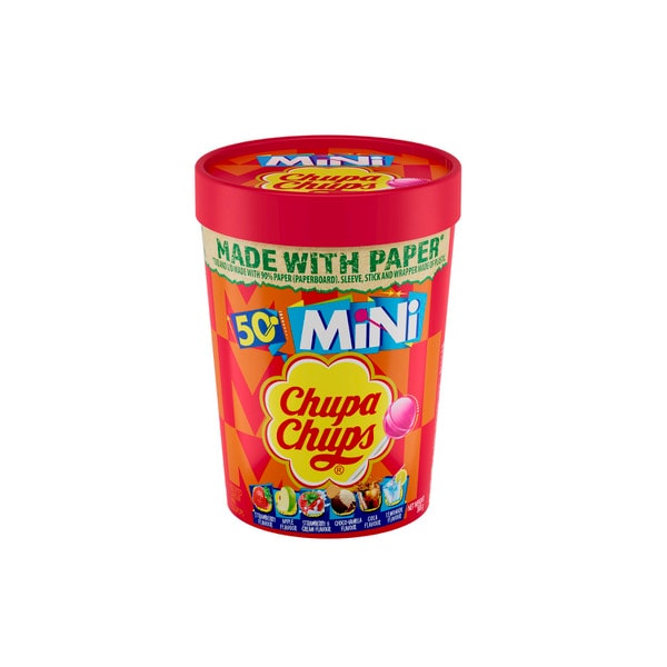 Chupa Chups Best Of Mini Tube 50 Pack | 300g